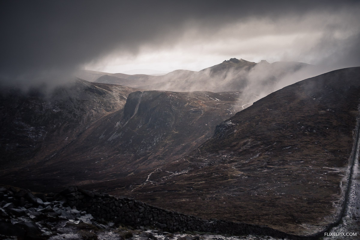 The view from Donard.