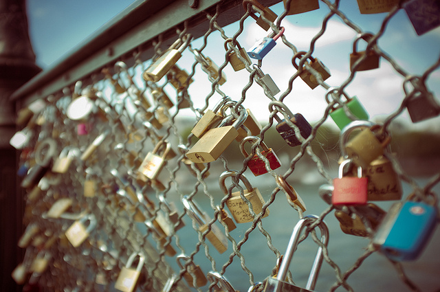 Love Locks in Paris