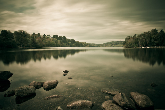 Castlewellan Lake before the rain (Explore)