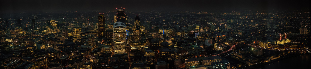 London at Night Panoramic