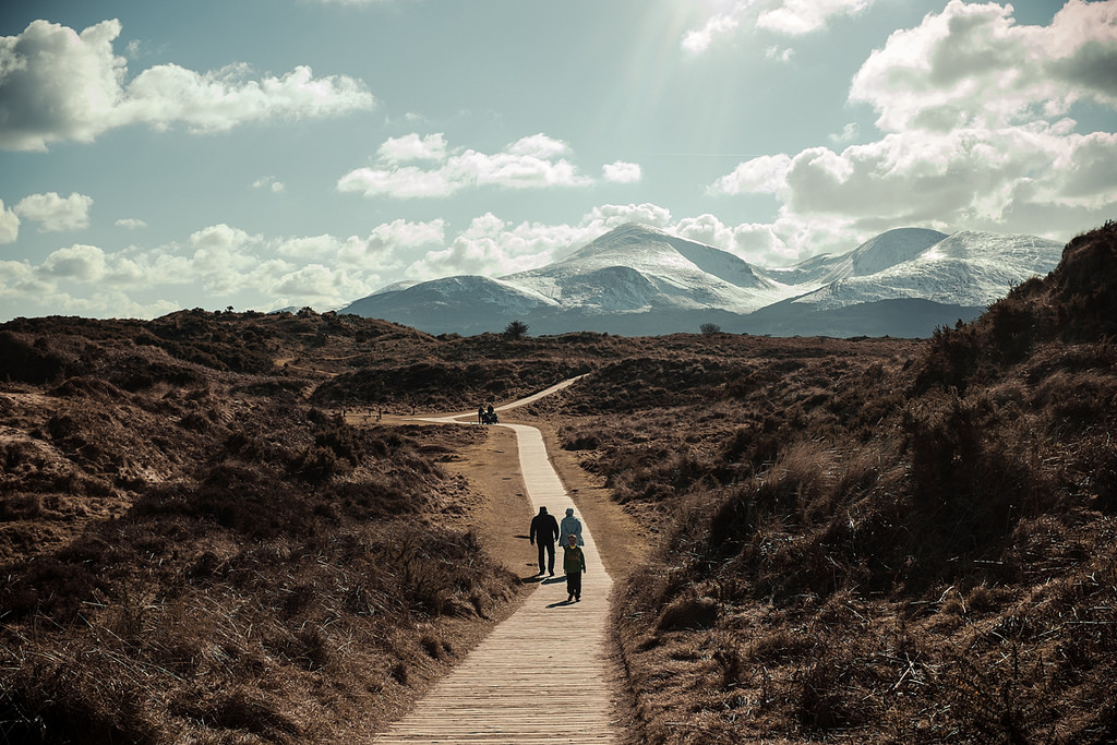Towards the Mournes