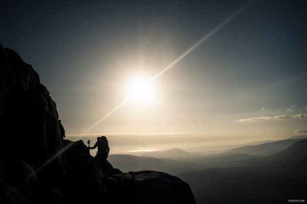Climbing in the Mourne Mountains