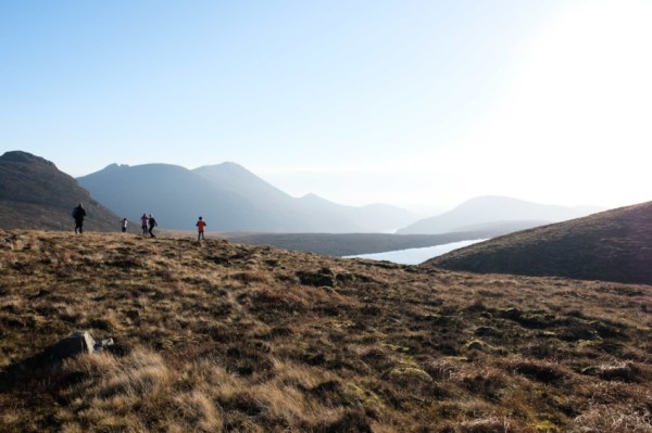 The view toward dean mountain