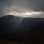 The view to Bearnagh didn't last long, the devil's coachroad in the foreground.