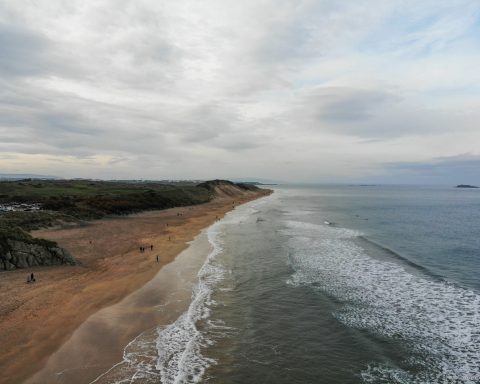 Whiterocks beach on boxing day.