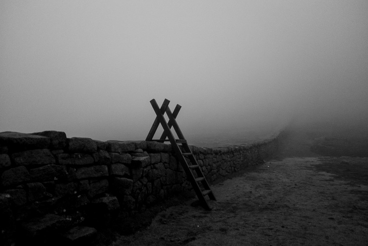 The Mourne Wall, County Down, mist