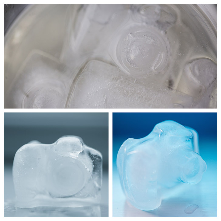 camera ice cubes