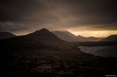 Doan Mountain in winter
