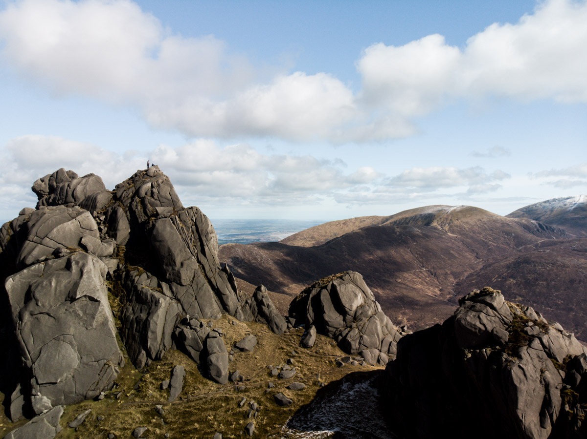 Slieve Bearnagh Climbers
