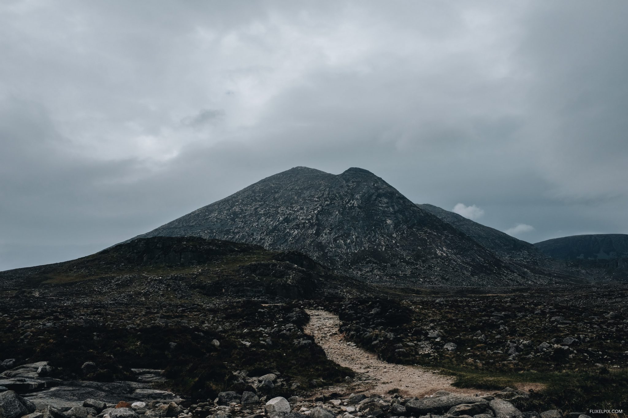 The Blue Lough and Ben Crom