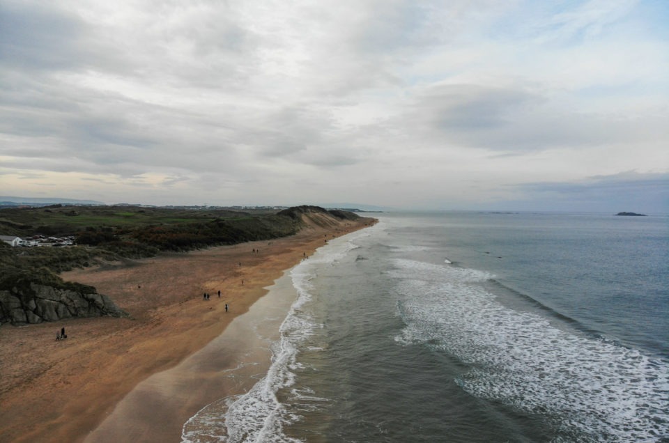 Whiterocks beach on boxing day.